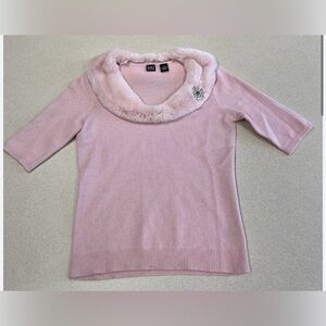 ISO - Not for Sale! Anyone selling a *Real fur trimmed sweater like this?